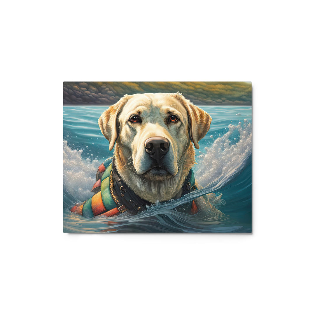 Metal prints-Labrador Retriever V4