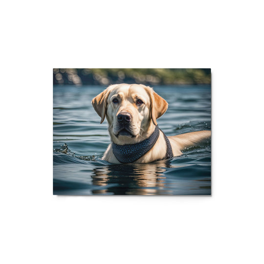 Metal prints-Labrador Retriever V3