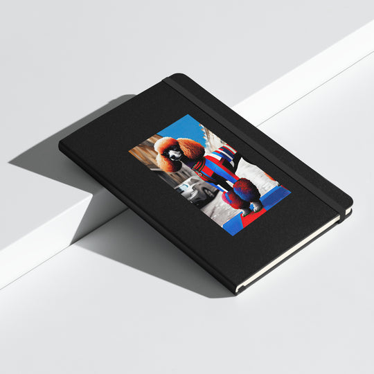 Poodle- Hardcover bound notebook v2