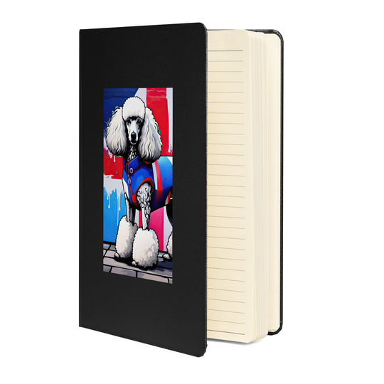Poodle- Hardcover bound notebook v3