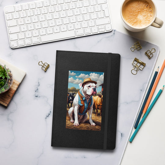 American Bulldog- Hardcover bound notebook v2