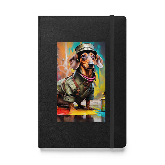 Dachshund- Hardcover bound notebook