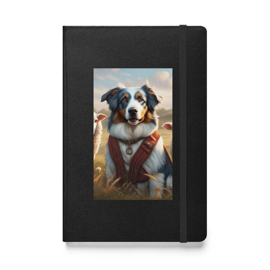 Australian Shepherd- Hardcover bound notebook v4