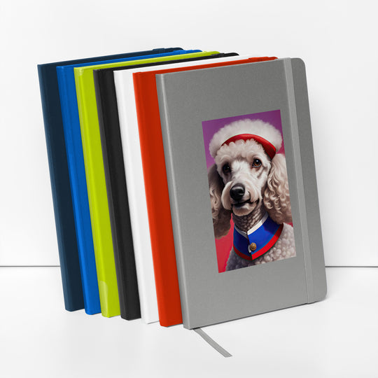 Poodle- Hardcover bound notebook