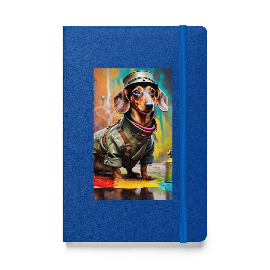 Dachshund- Hardcover bound notebook