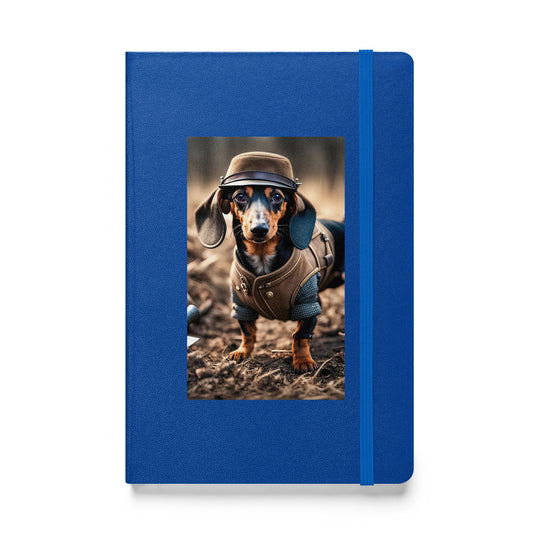 Dachshund- Hardcover bound notebook v5