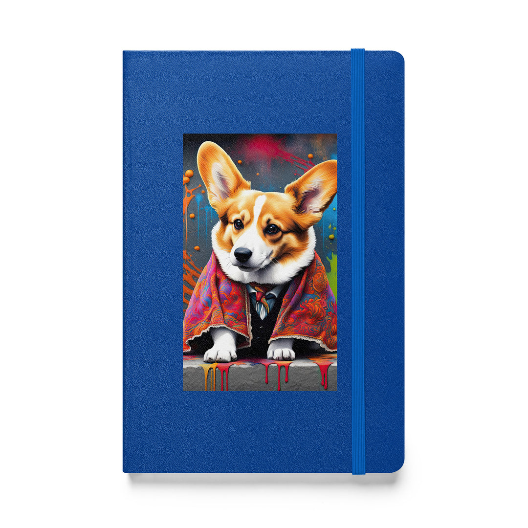 Pembroke Welsh Corgi- Hardcover bound notebook v3