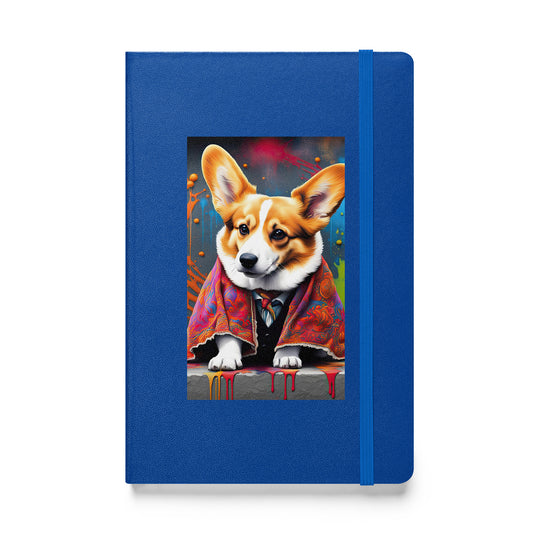Pembroke Welsh Corgi- Hardcover bound notebook v3