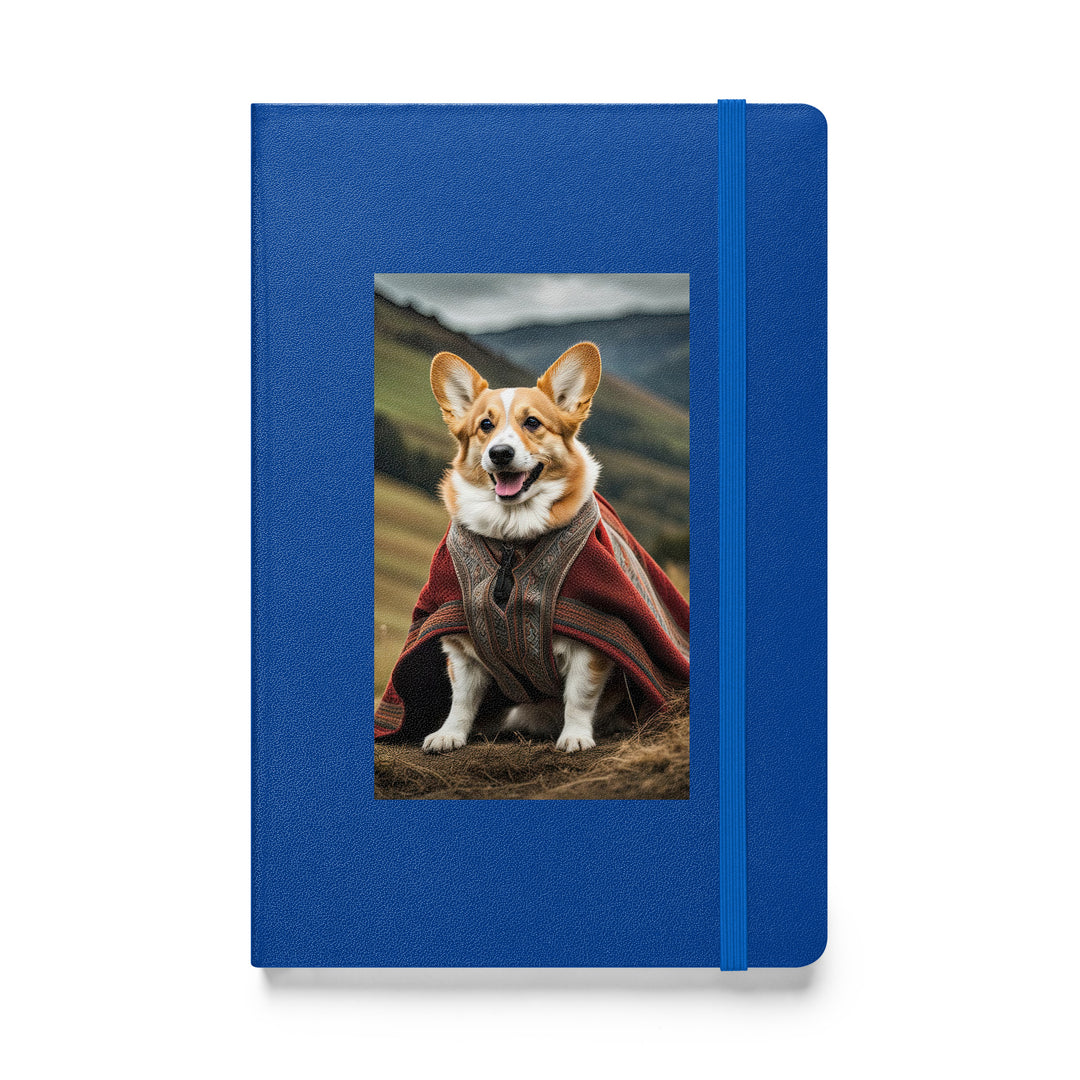 Pembroke Welsh Corgi- Hardcover bound notebook v4