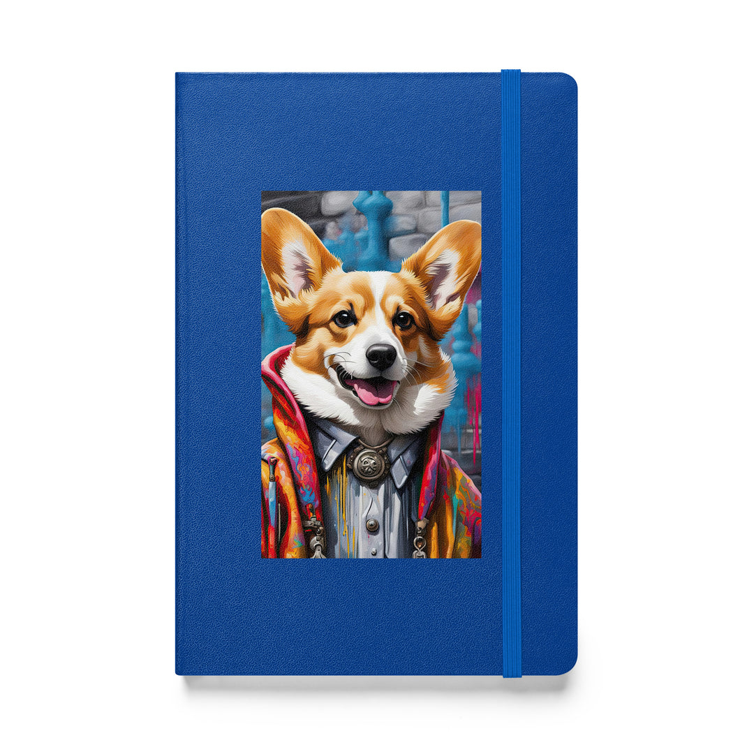 Pembroke Welsh Corgi- Hardcover bound notebook v5