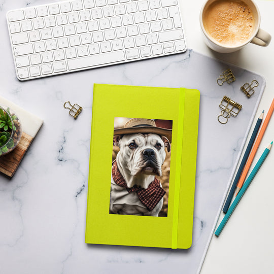 American Bulldog- Hardcover bound notebook v3