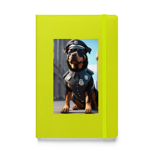 Rottweiler- Hardcover bound notebook v3