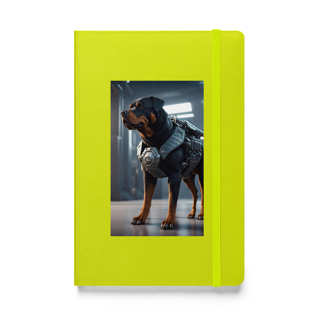 Rottweiler- Hardcover bound notebook v4