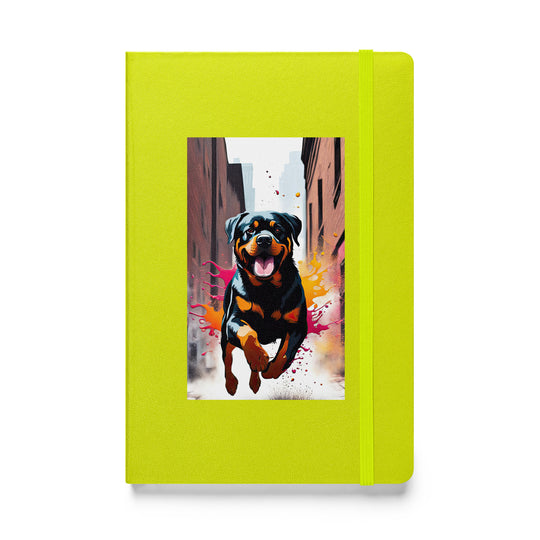 Rottweiler- Hardcover bound notebook v5