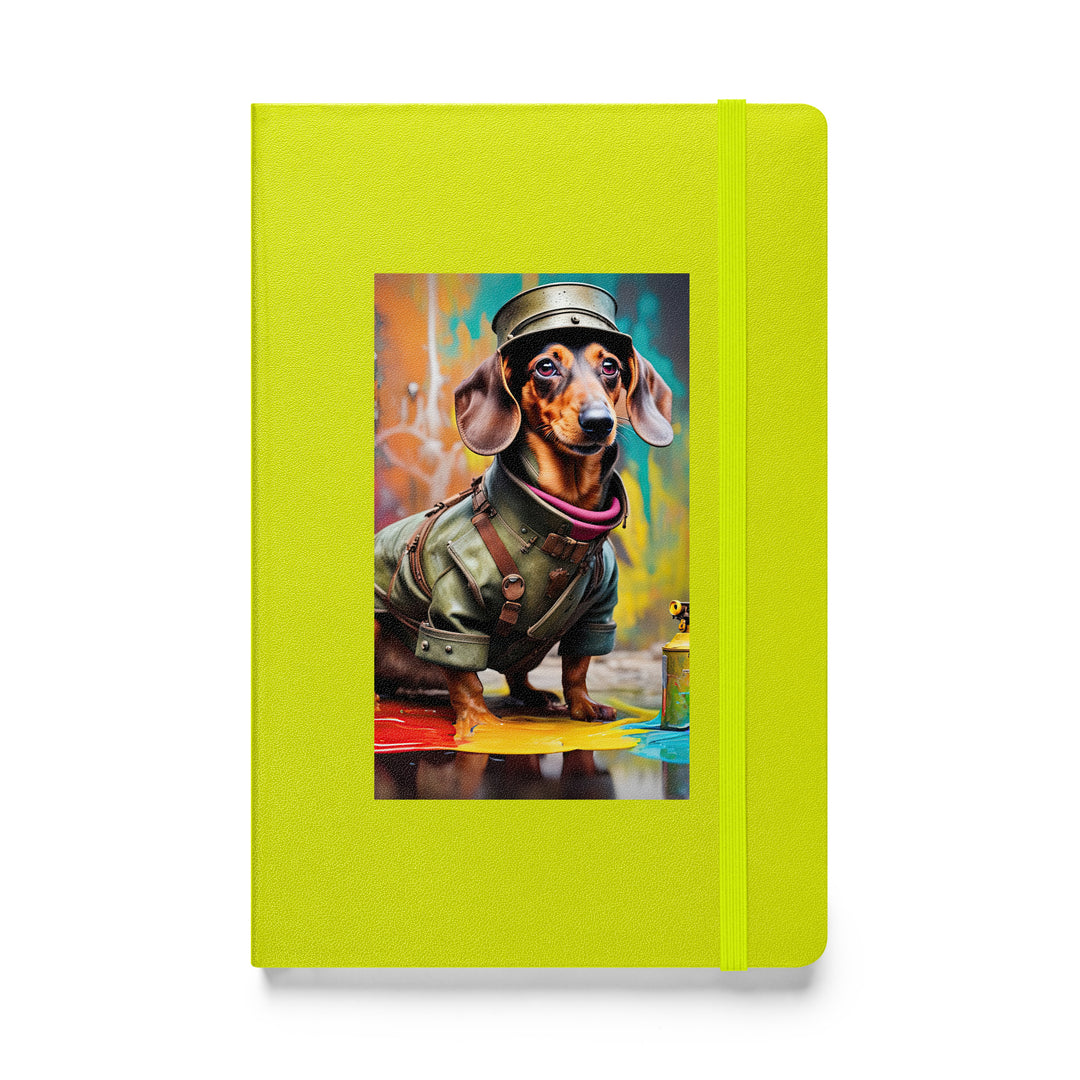 Dachshund- Hardcover bound notebook