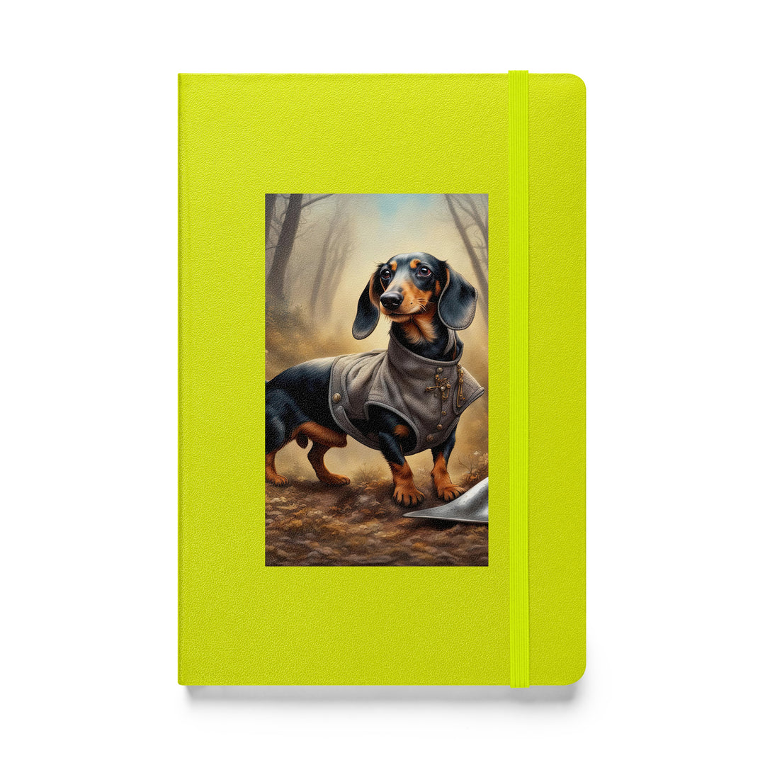 Dachshund- Hardcover bound notebook v2