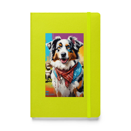 Australian Shepherd- Hardcover bound notebook v3