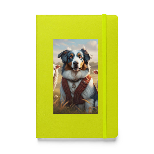 Australian Shepherd- Hardcover bound notebook v4