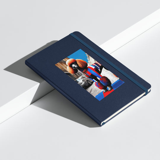 Poodle- Hardcover bound notebook v2