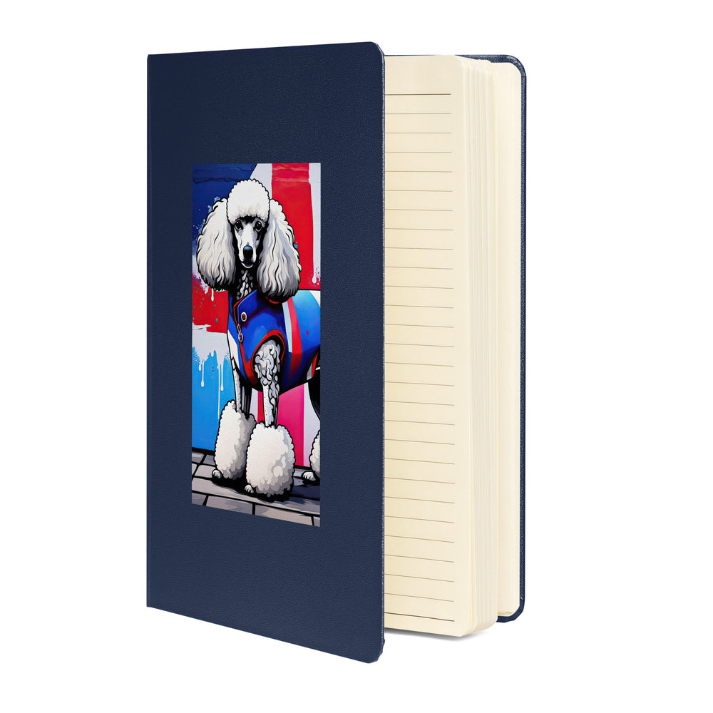 Poodle- Hardcover bound notebook v3