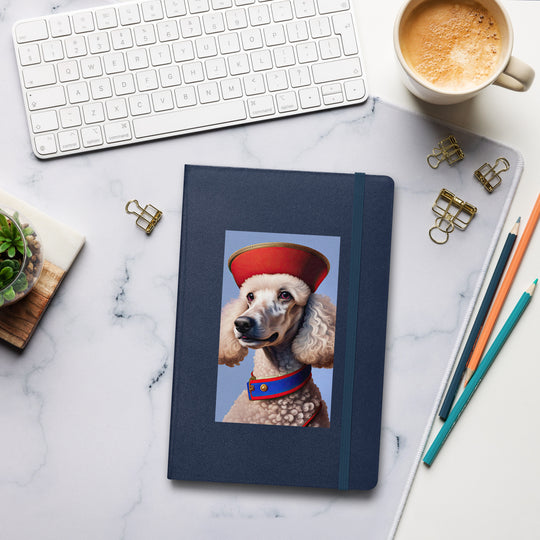 Poodle- Hardcover bound notebook v4