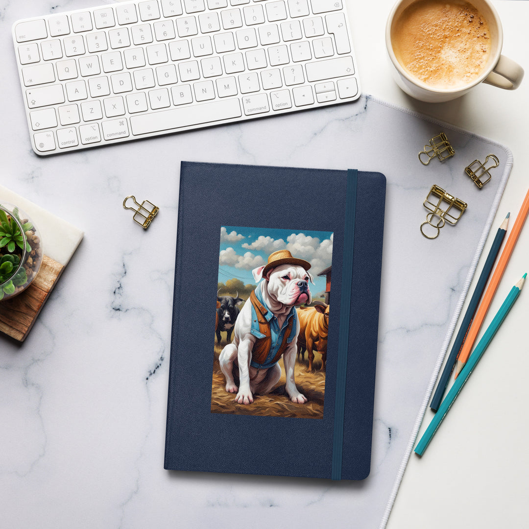 American Bulldog- Hardcover bound notebook v2