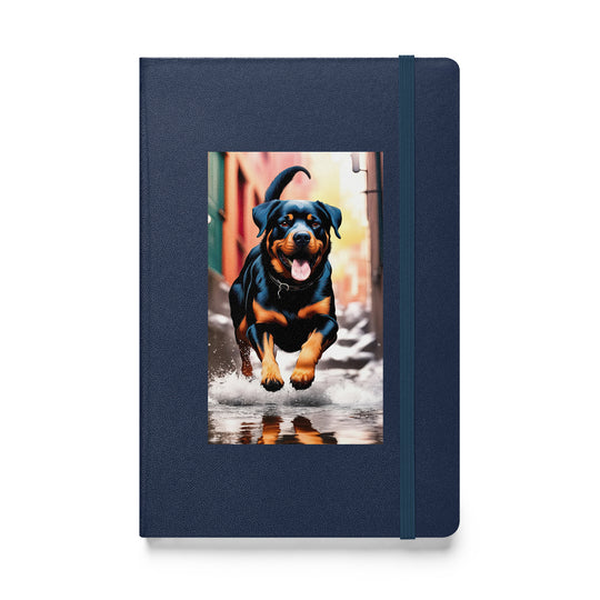 Rottweiler- Hardcover bound notebook v2