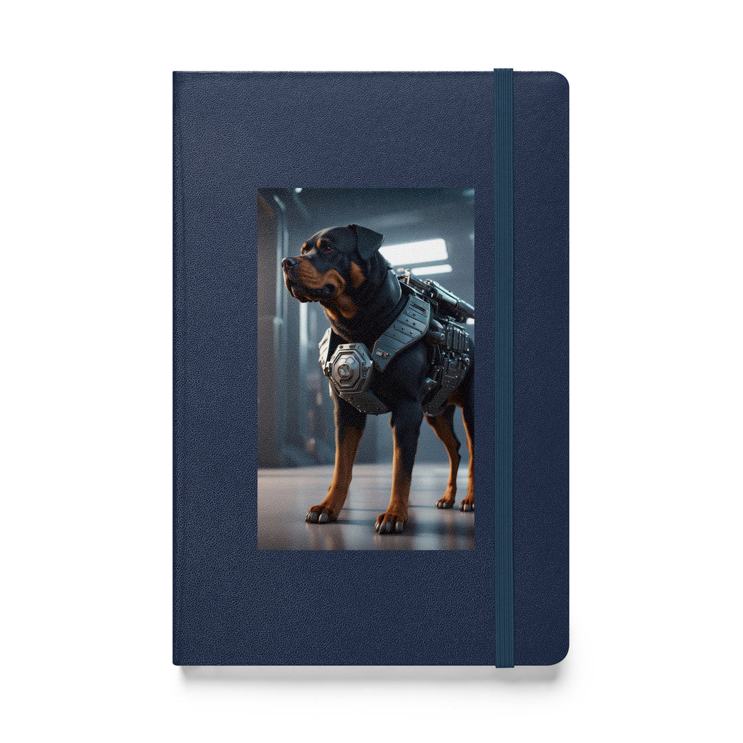 Rottweiler- Hardcover bound notebook v4