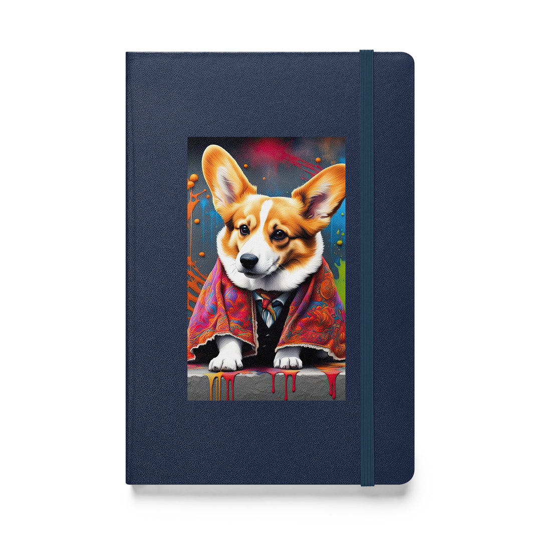 Pembroke Welsh Corgi- Hardcover bound notebook v3