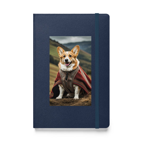 Pembroke Welsh Corgi- Hardcover bound notebook v4