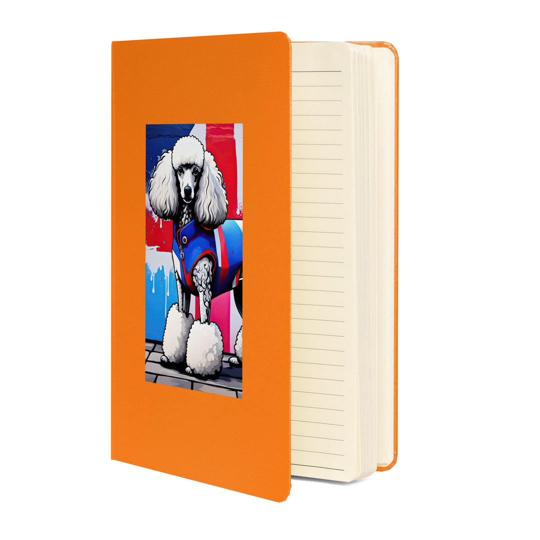 Poodle- Hardcover bound notebook v3