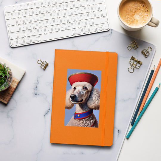 Poodle- Hardcover bound notebook v4
