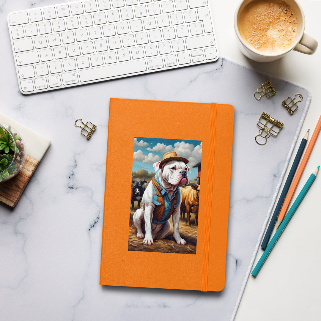 American Bulldog- Hardcover bound notebook v2