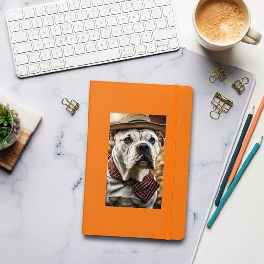 American Bulldog- Hardcover bound notebook v3