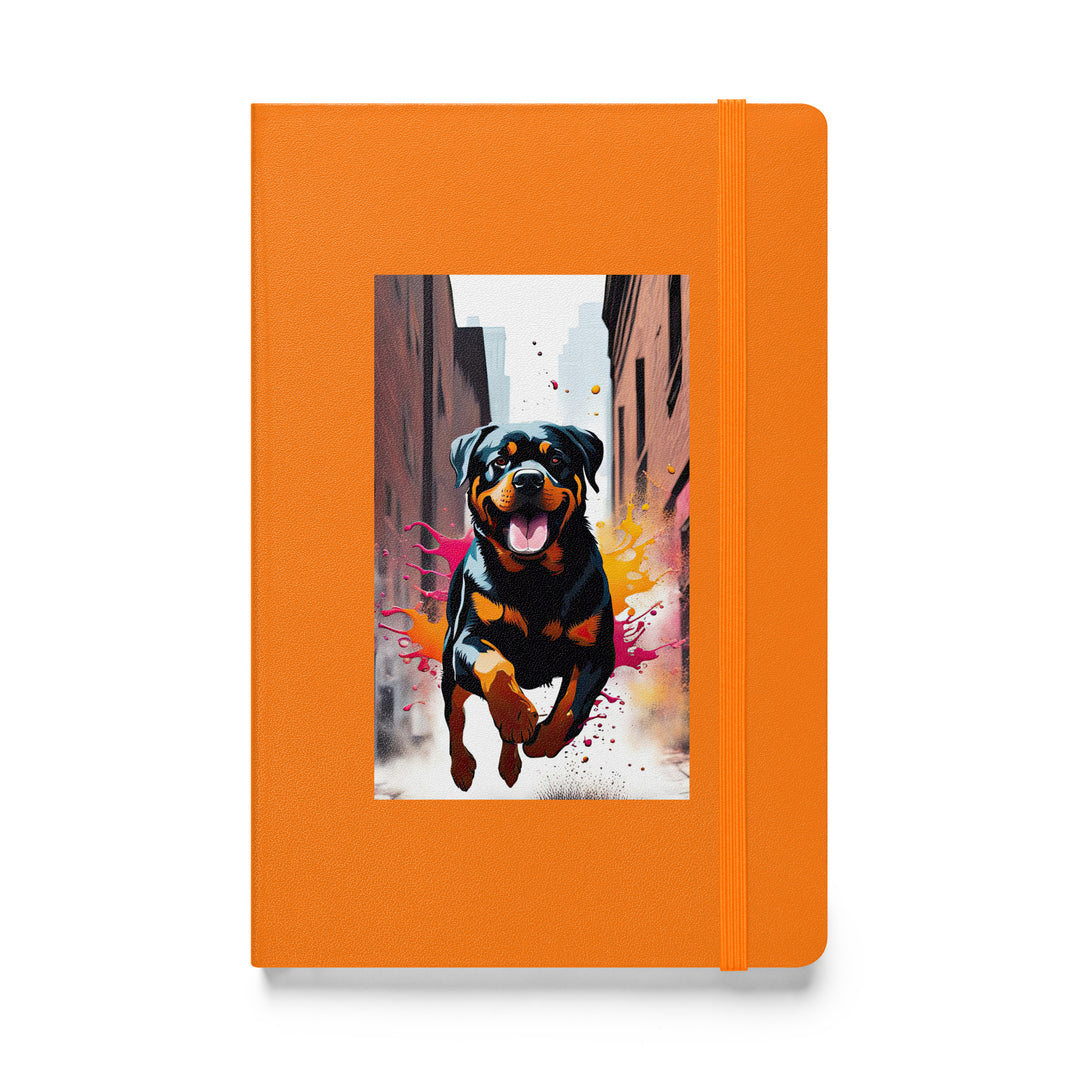 Rottweiler- Hardcover bound notebook v5