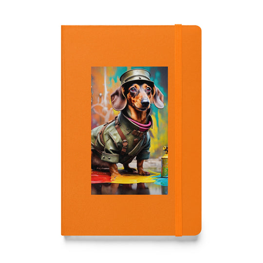 Dachshund- Hardcover bound notebook