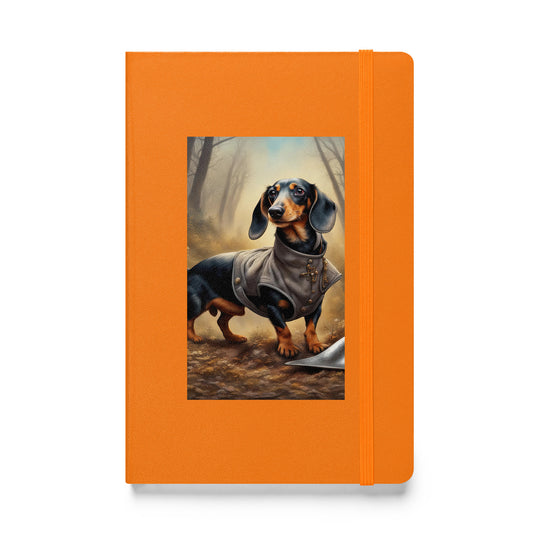 Dachshund- Hardcover bound notebook v2