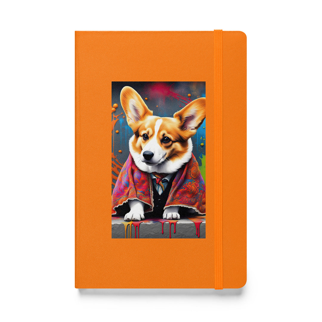 Pembroke Welsh Corgi- Hardcover bound notebook v3
