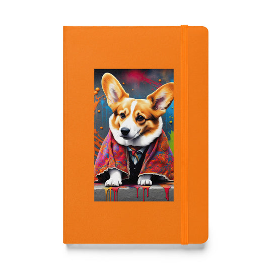 Pembroke Welsh Corgi- Hardcover bound notebook v3