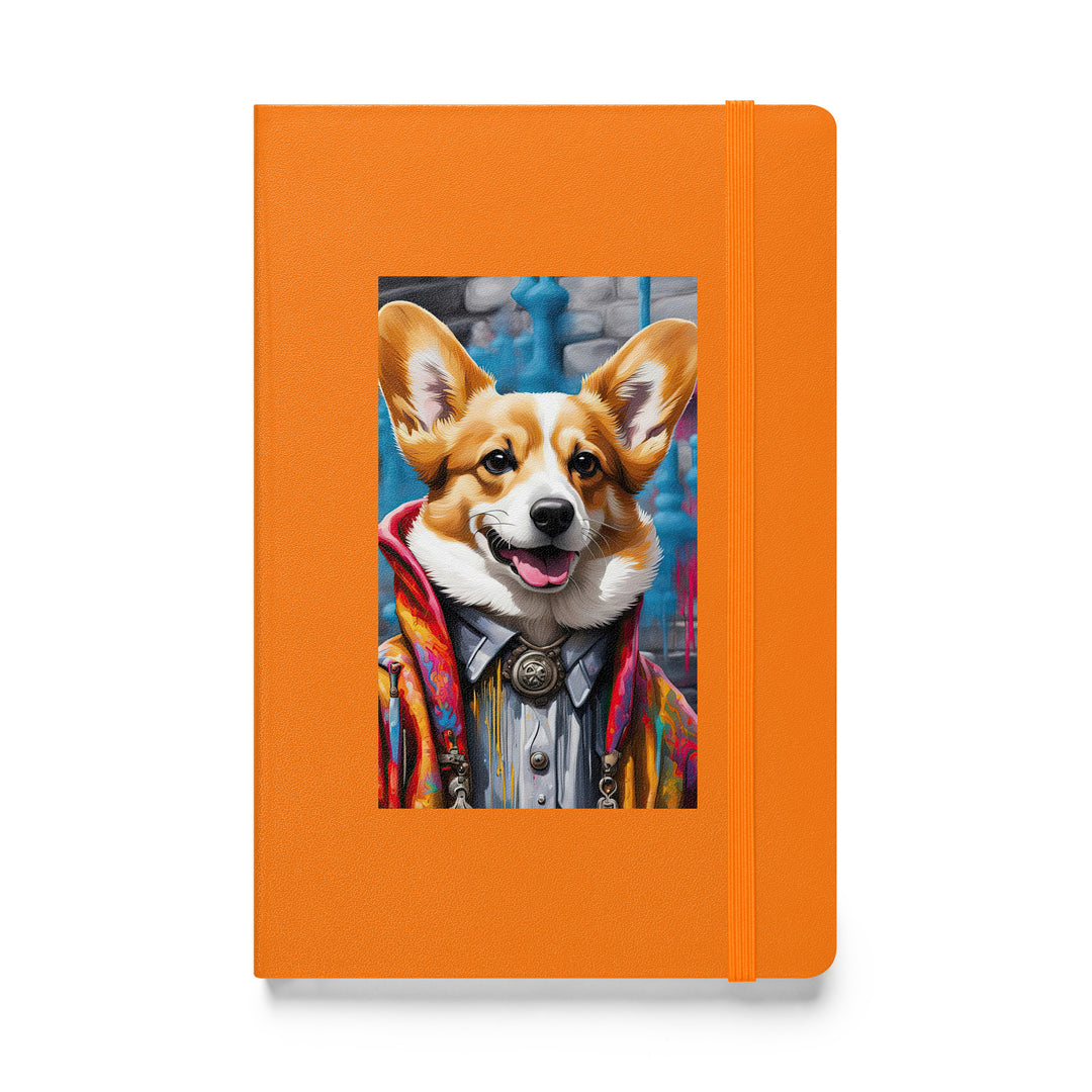 Pembroke Welsh Corgi- Hardcover bound notebook v5