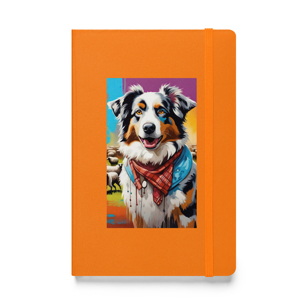 Australian Shepherd- Hardcover bound notebook v3