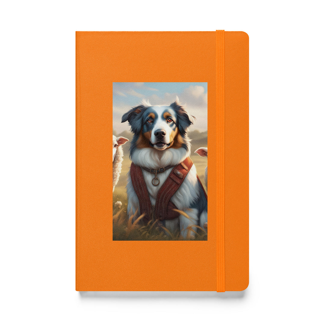 Australian Shepherd- Hardcover bound notebook v4