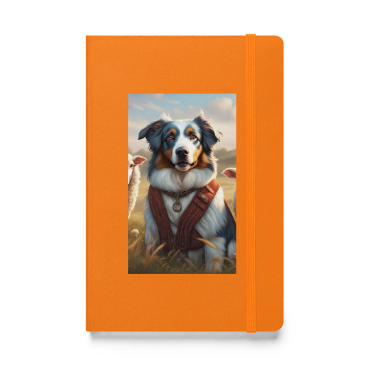 Australian Shepherd- Hardcover bound notebook v4