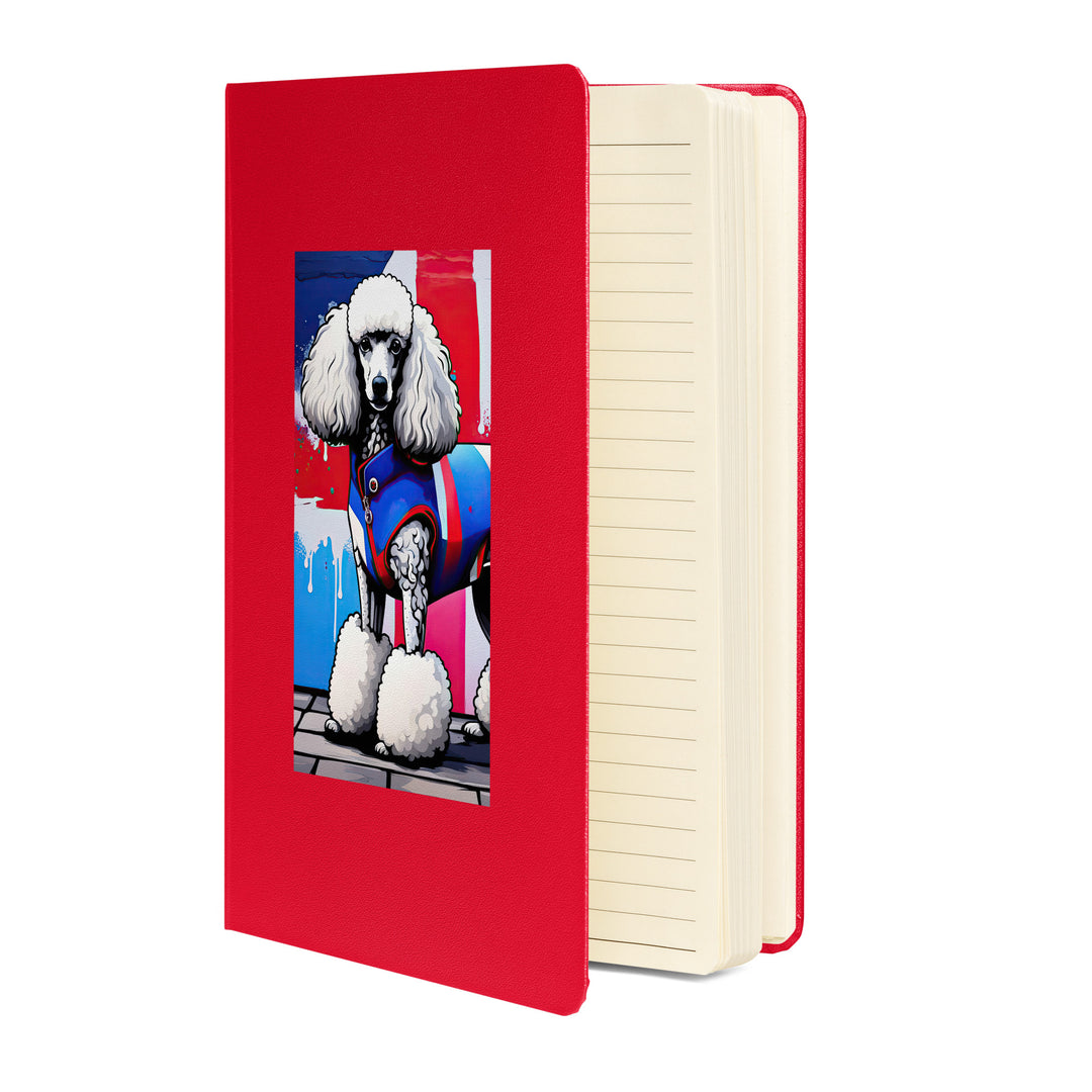 Poodle- Hardcover bound notebook v3