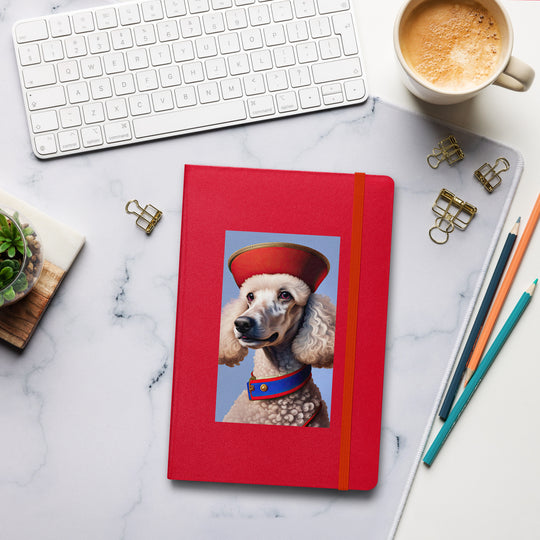 Poodle- Hardcover bound notebook v4