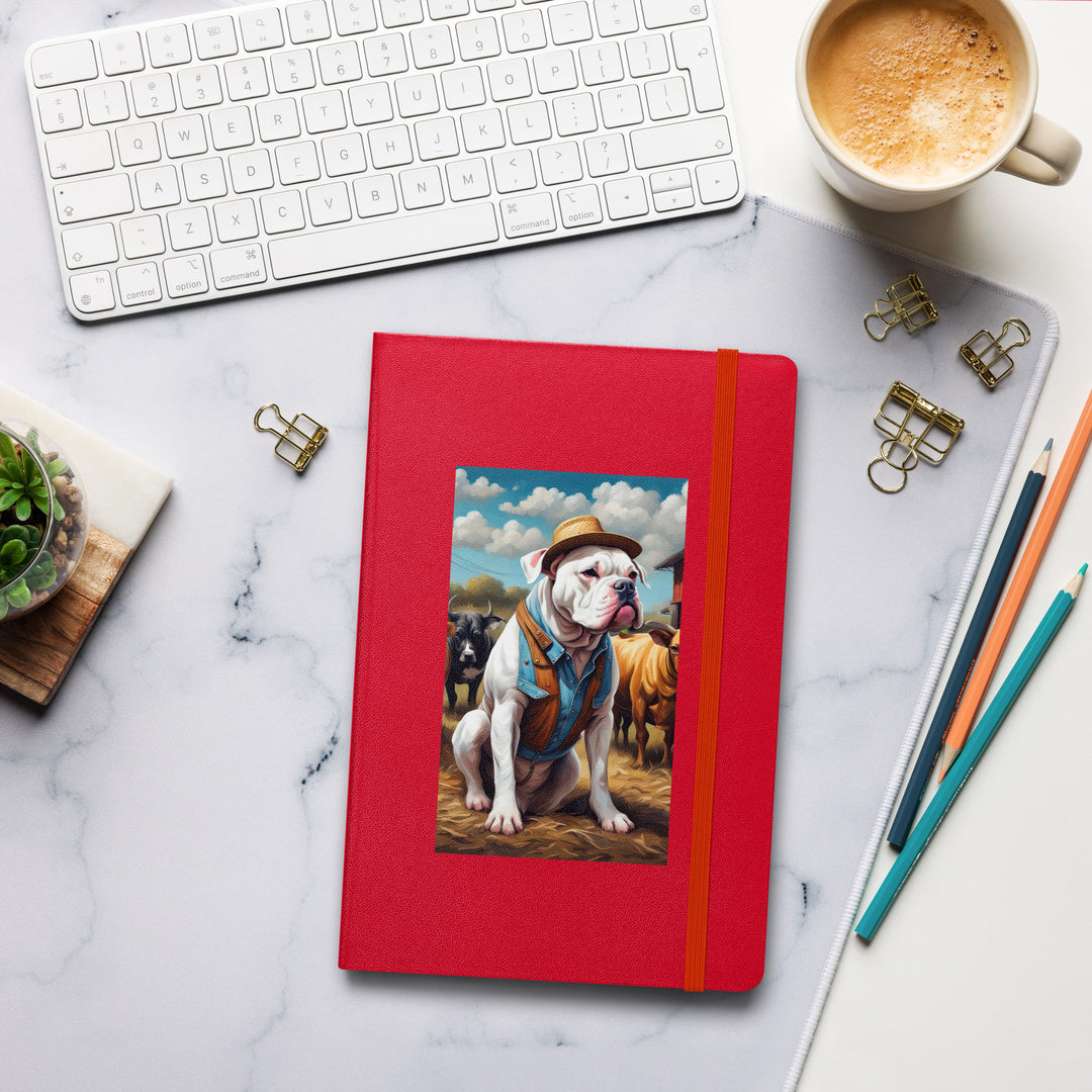 American Bulldog- Hardcover bound notebook v2