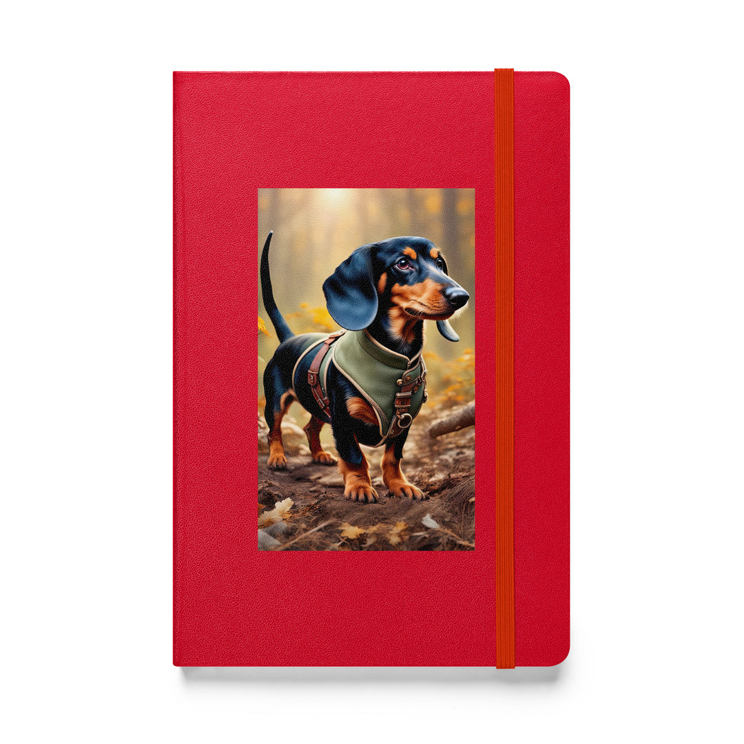 Dachshund- Hardcover bound notebook v3