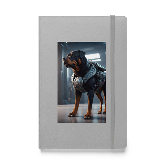 Rottweiler- Hardcover bound notebook v4