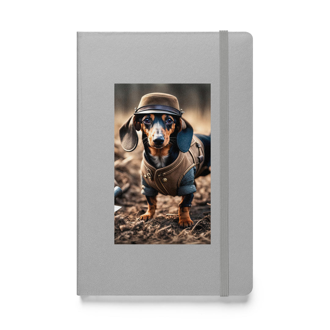 Dachshund- Hardcover bound notebook v5