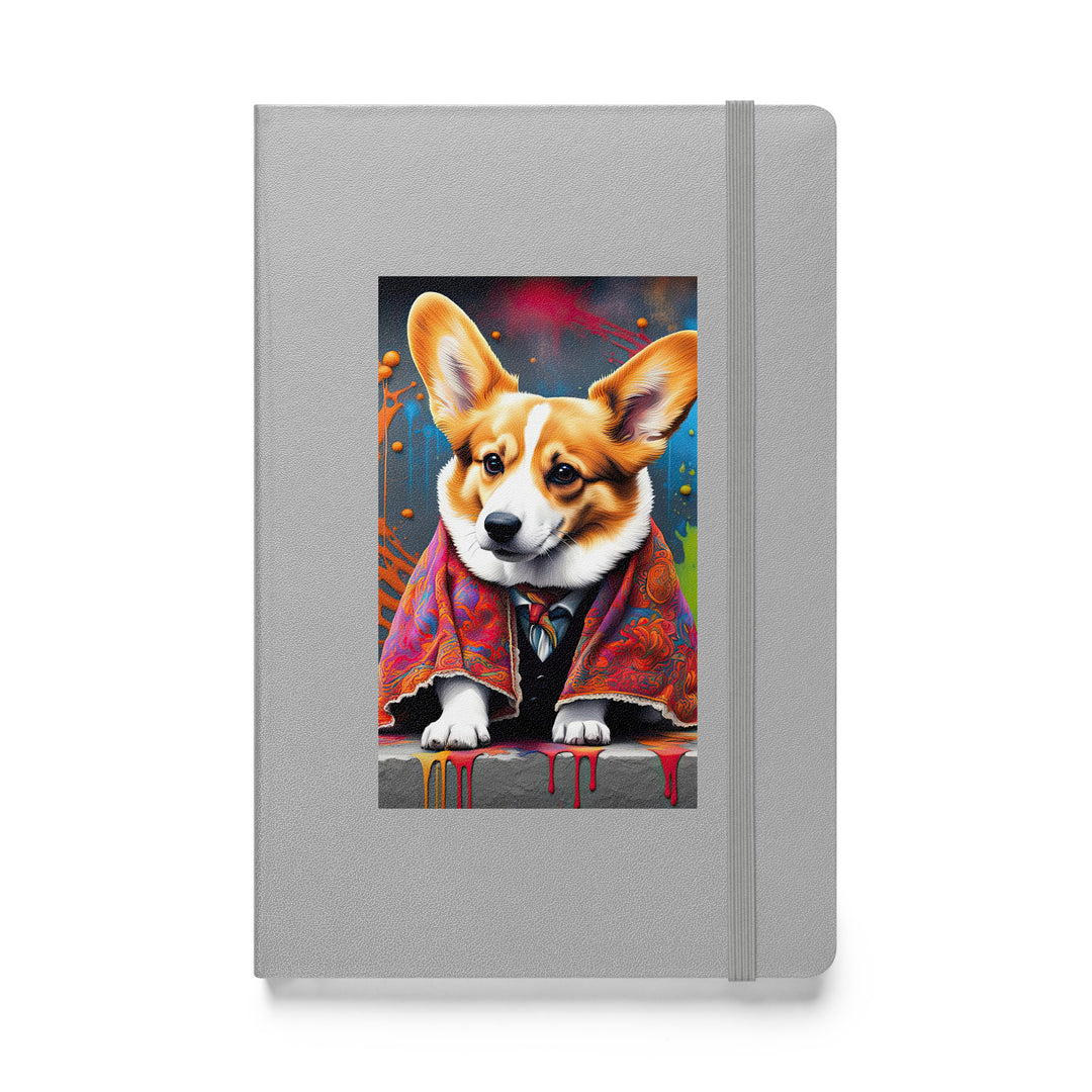 Pembroke Welsh Corgi- Hardcover bound notebook v3